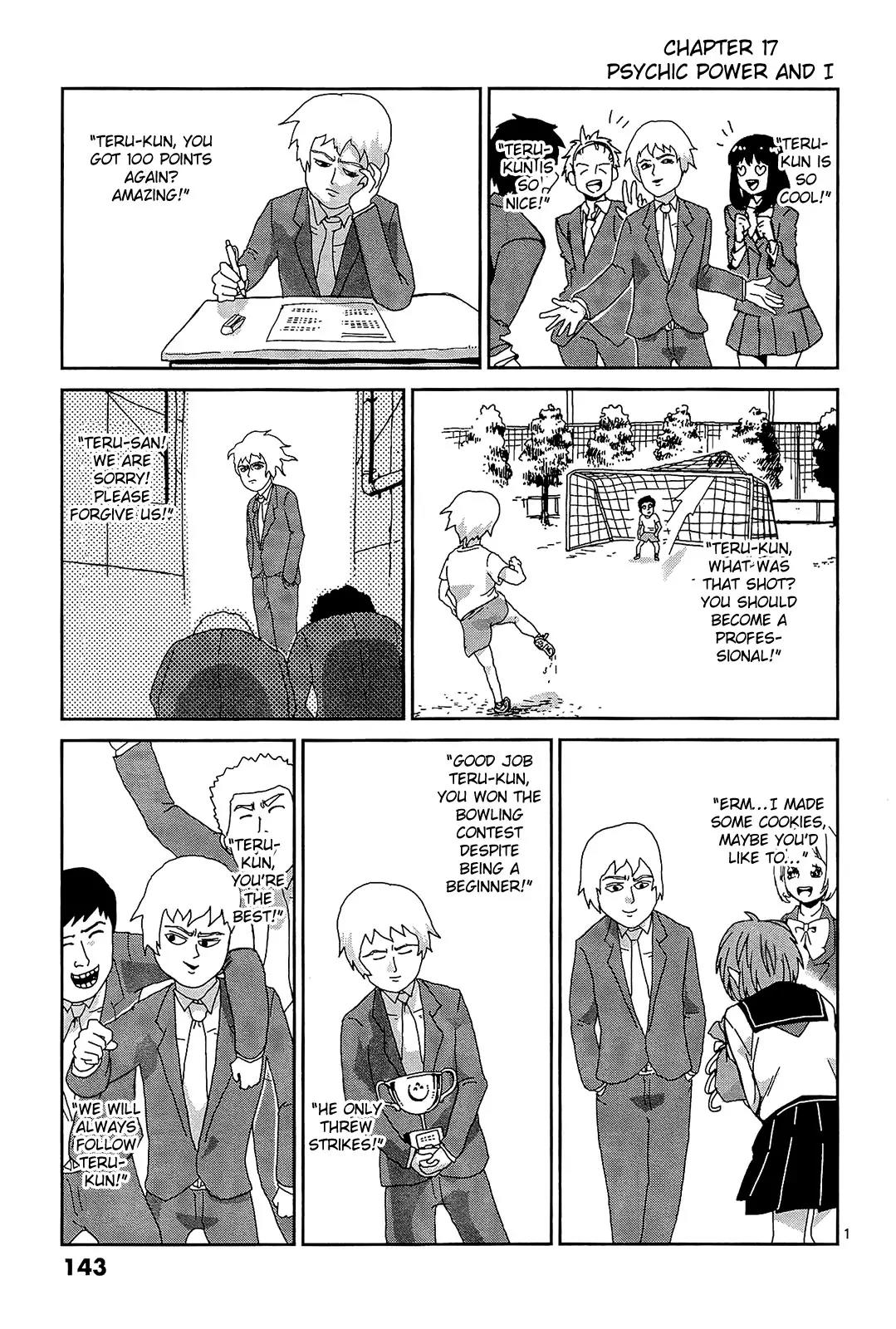 Mob Psycho 100 chapter 17 page 1