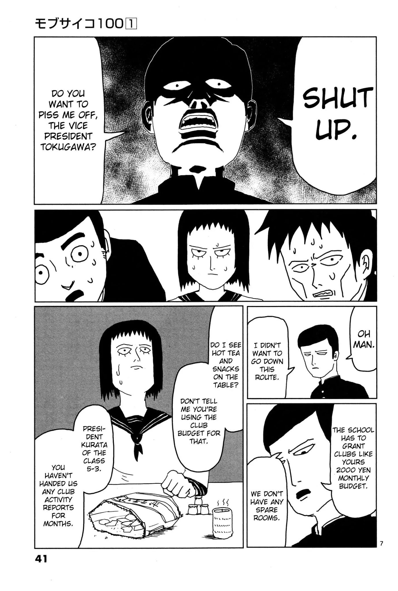 Mob Psycho 100 chapter 3 page 7