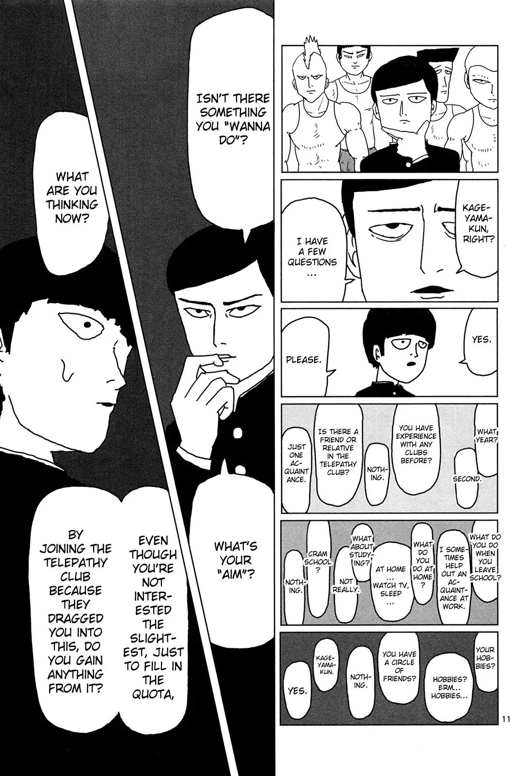 Mob Psycho 100 chapter 4 page 11