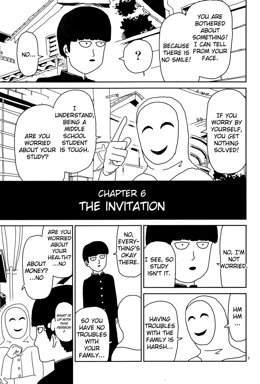 Mob Psycho 100 chapter 6 page 1