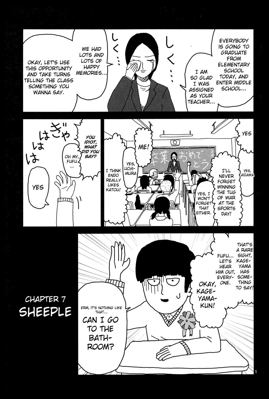 Mob Psycho 100 chapter 7 page 1