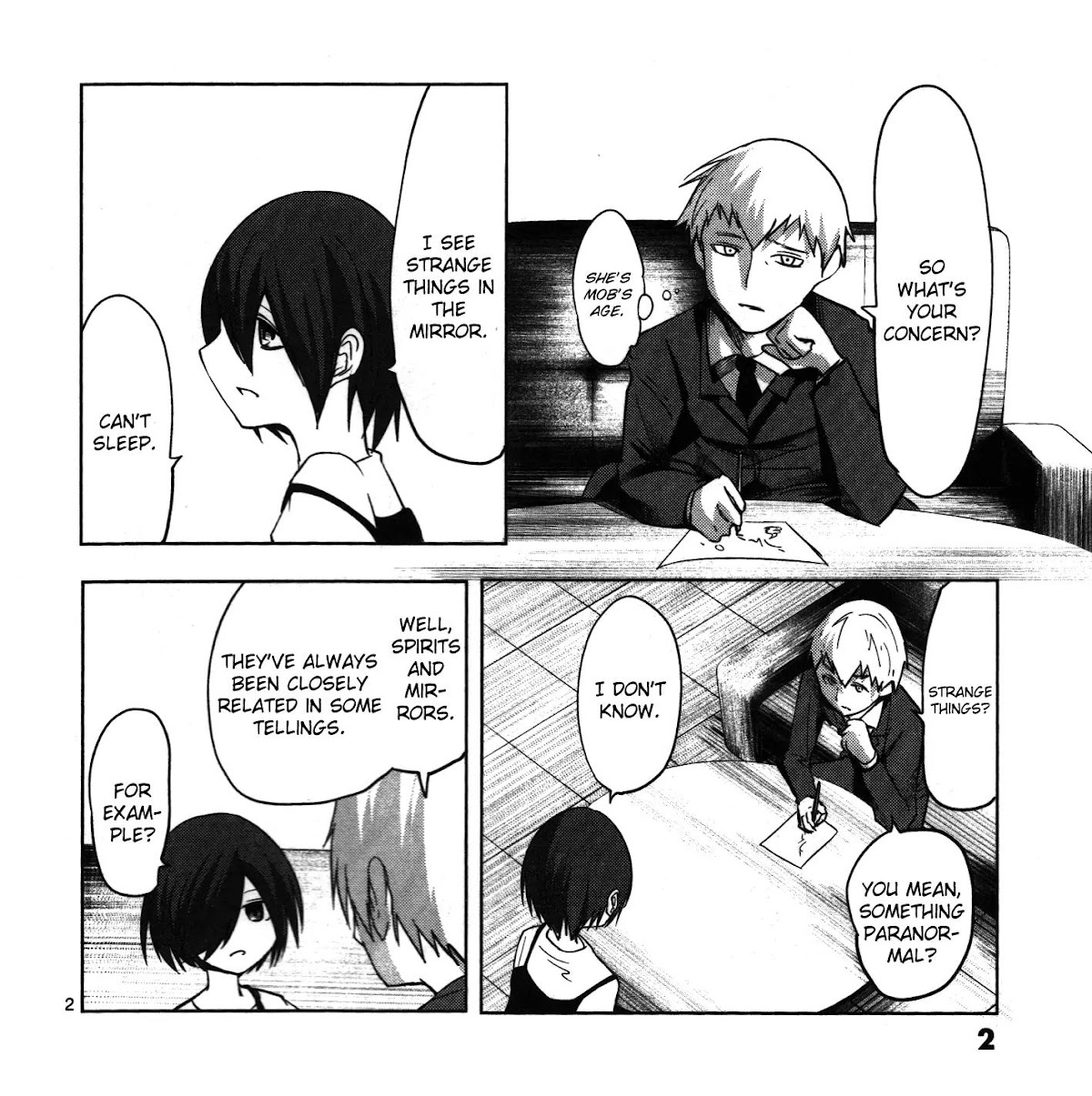 Mob Psycho 100 chapter 70.1 page 2