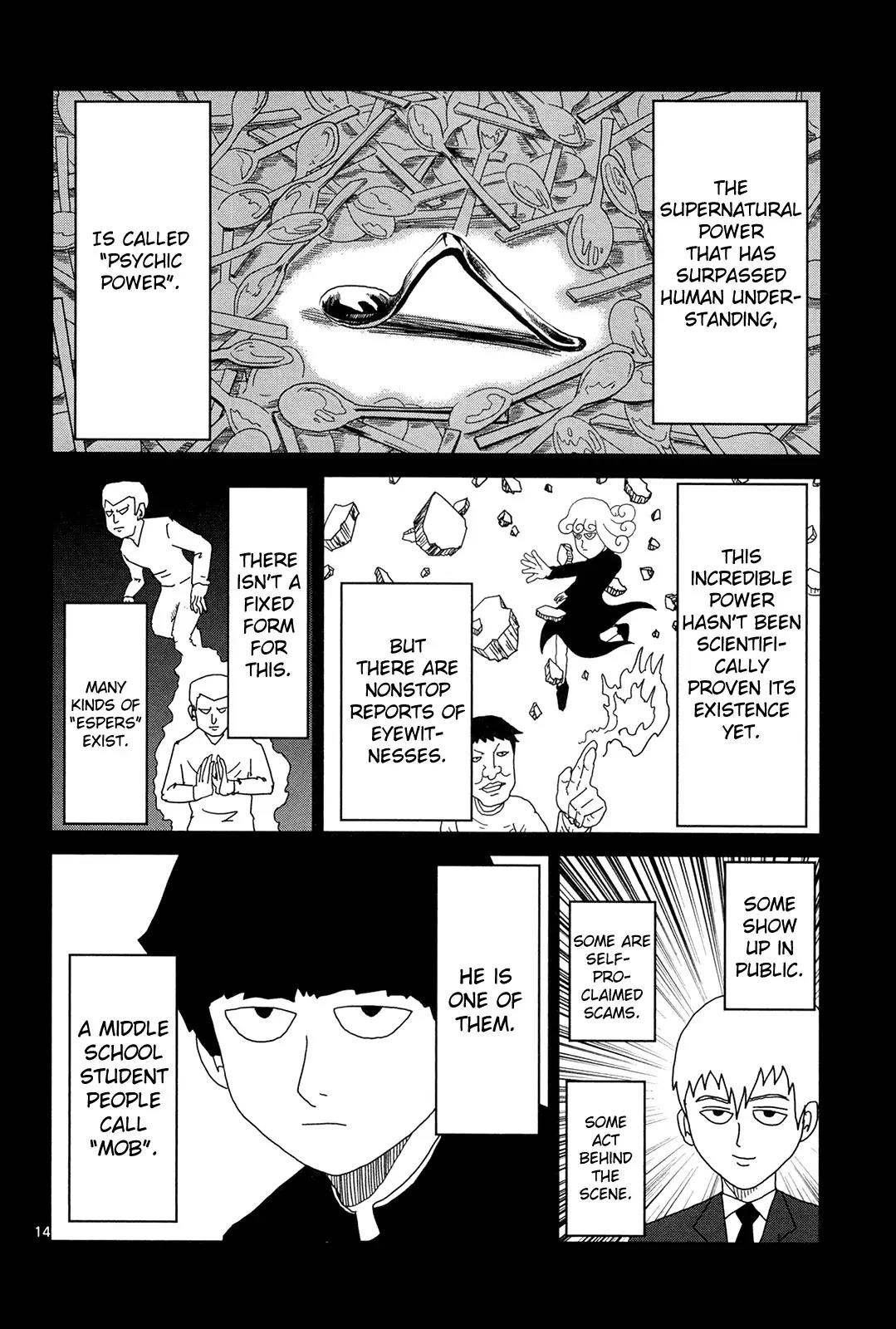 Mob Psycho 100 chapter 8 page 14