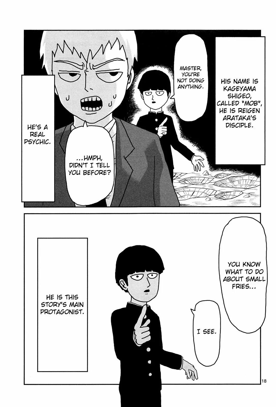 Mob Psycho 100 chapter 9.5 page 18