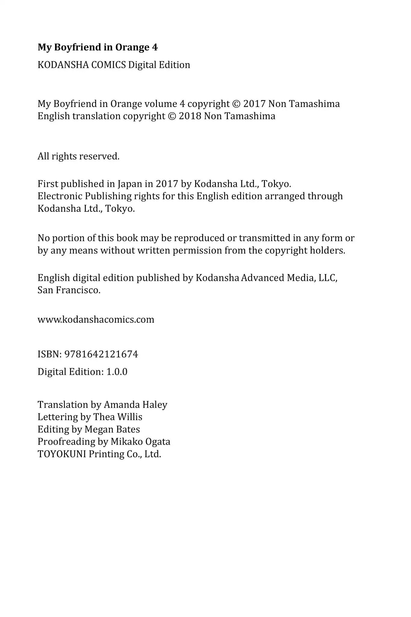 Moekare wa Orenji-iro chapter 16 page 45