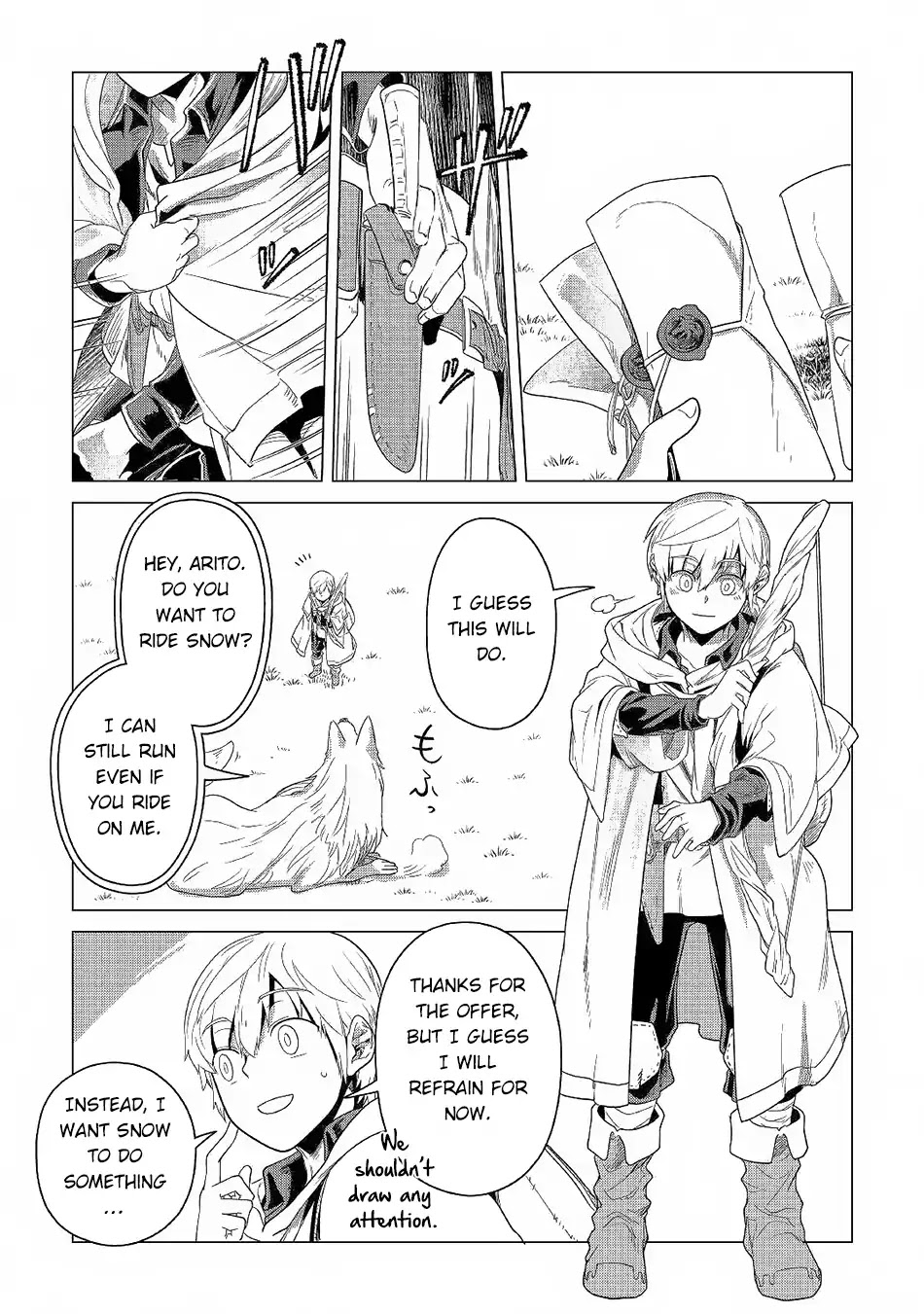 Mofumofu to Isekai Slow Life o Mezashimasu! chapter 3 page 46