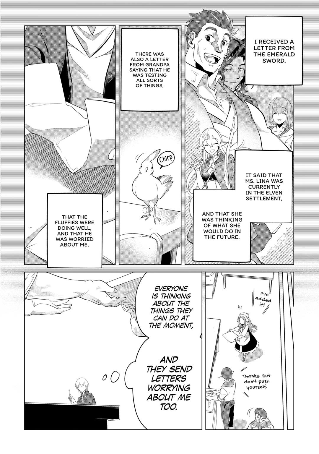 Mofumofu to Isekai Slow Life o Mezashimasu! chapter 37 page 4