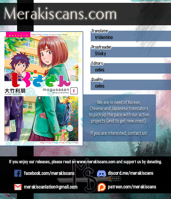 Mogusa-san chapter 6 page 1