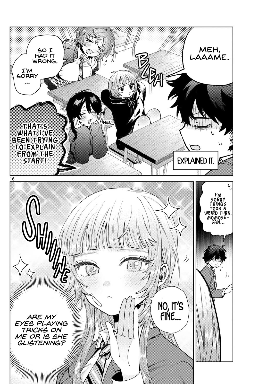 Momose Akira's First Love is a Failure. chapter 22 page 16