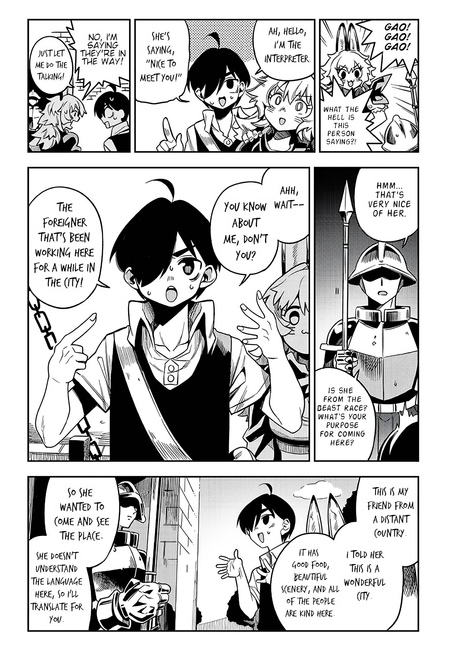 Monmusugo! 〜Living In Another World With The Strongest Monster Girls With Translation Skills〜 chapter 2.1 page 3