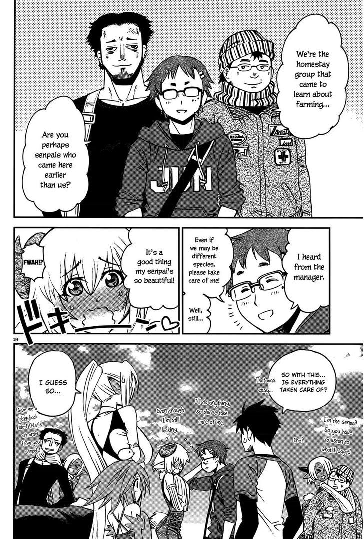 Monster Musume no Iru Nichijou chapter 33 page 34