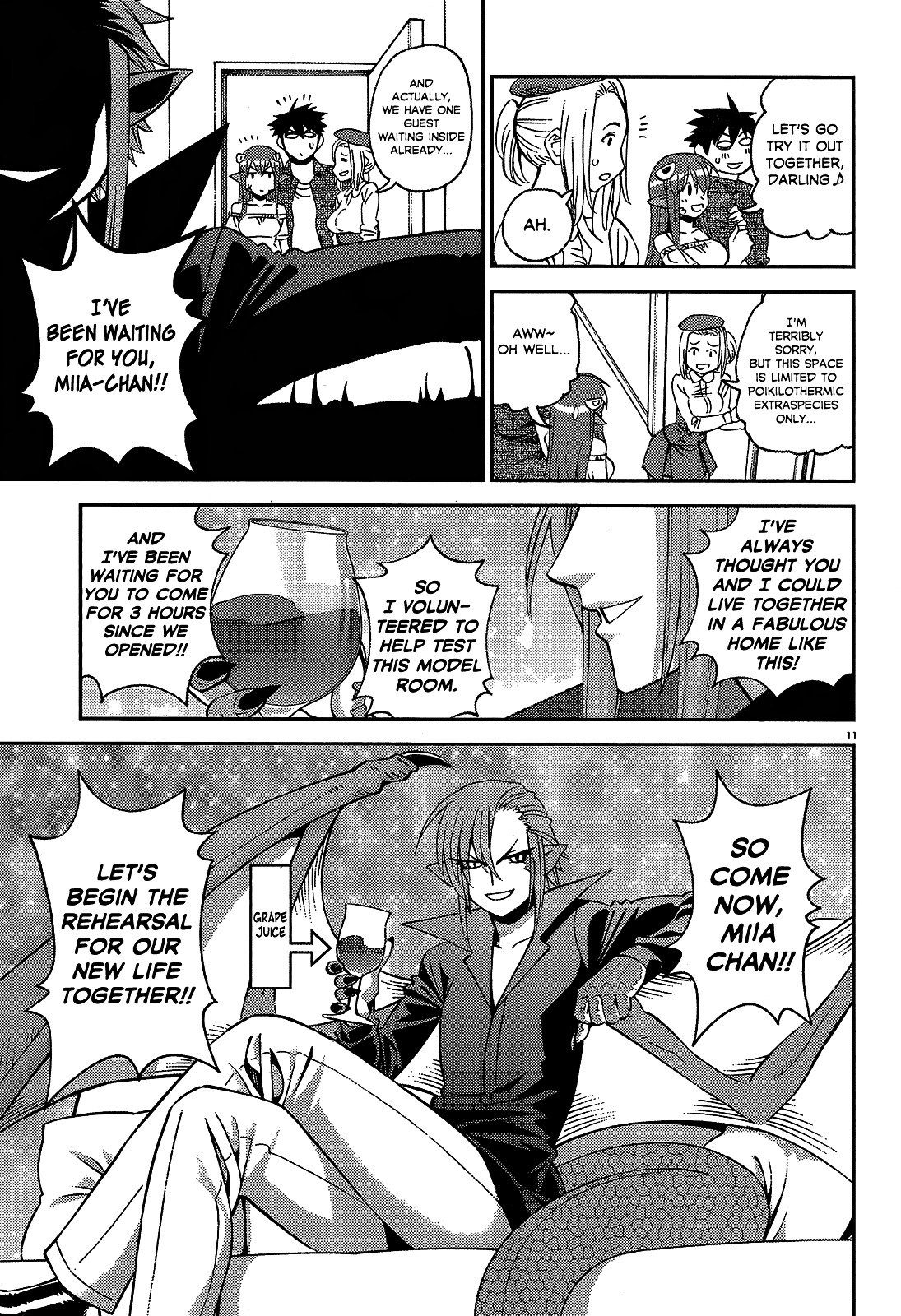 Monster Musume no Iru Nichijou chapter 48 page 12