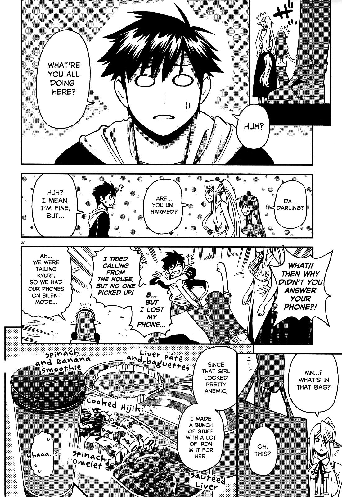 Monster Musume no Iru Nichijou chapter 51 page 32