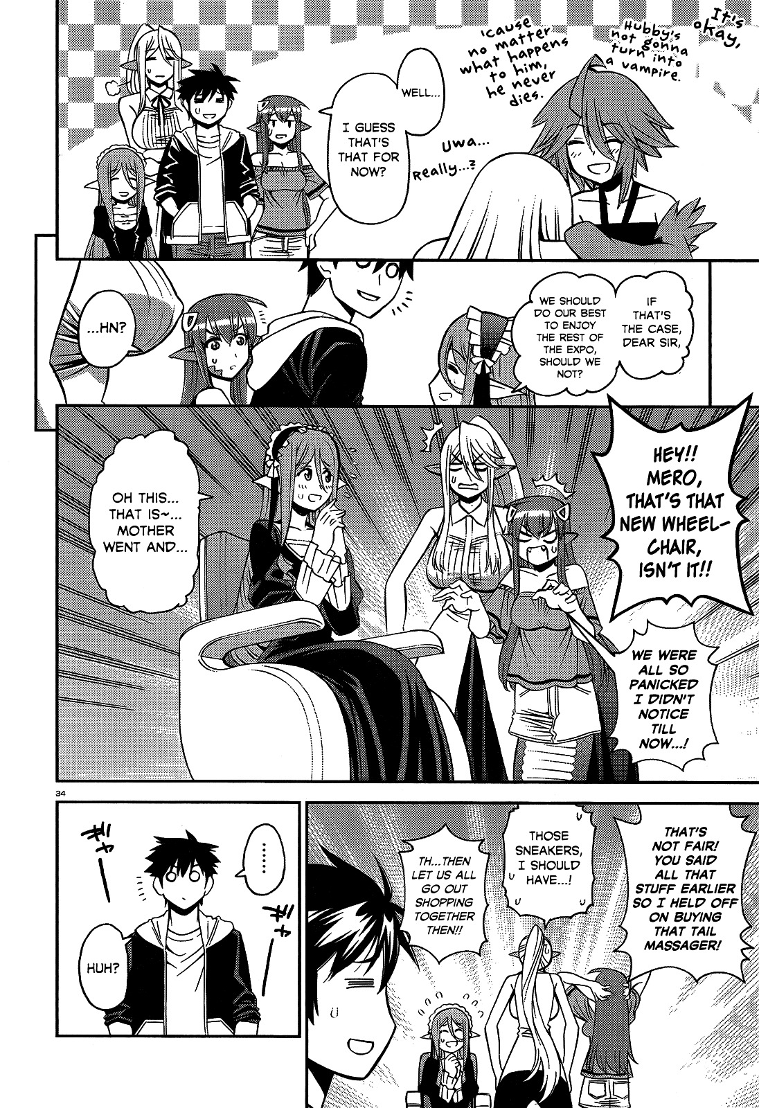 Monster Musume no Iru Nichijou chapter 51 page 34