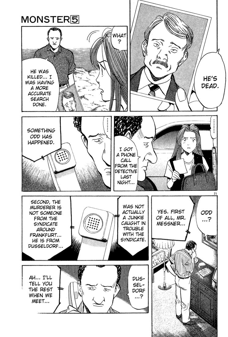 Monster chapter 38 page 21