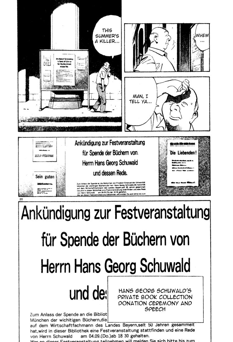 Monster chapter 64 page 20