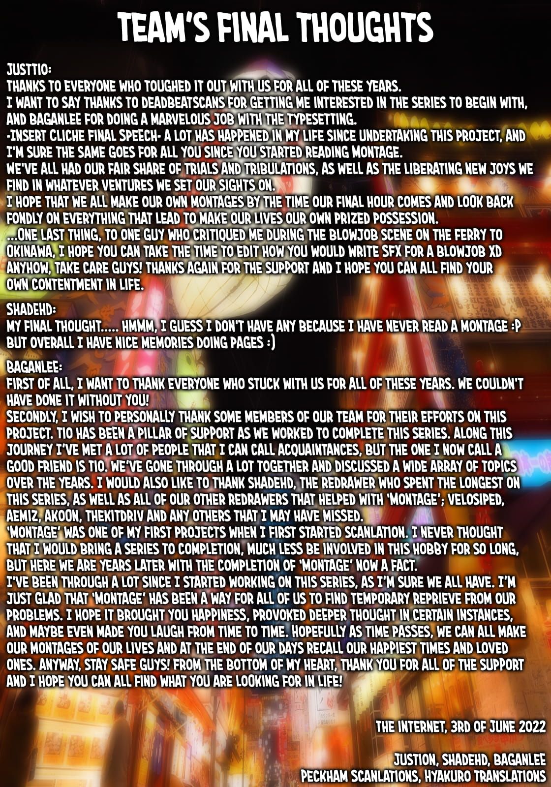 Montage (WATANABE Jun) chapter 193 page 33