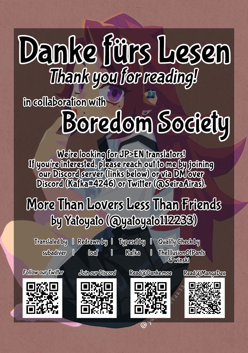 More Than Lovers, Less Than Friends chapter 27 page 14