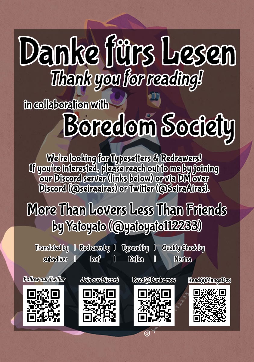 More Than Lovers, Less Than Friends chapter 33 page 17