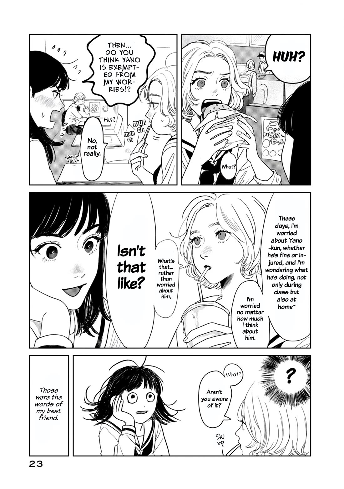 Mr. Yano's Ordinary Days chapter 1 page 22