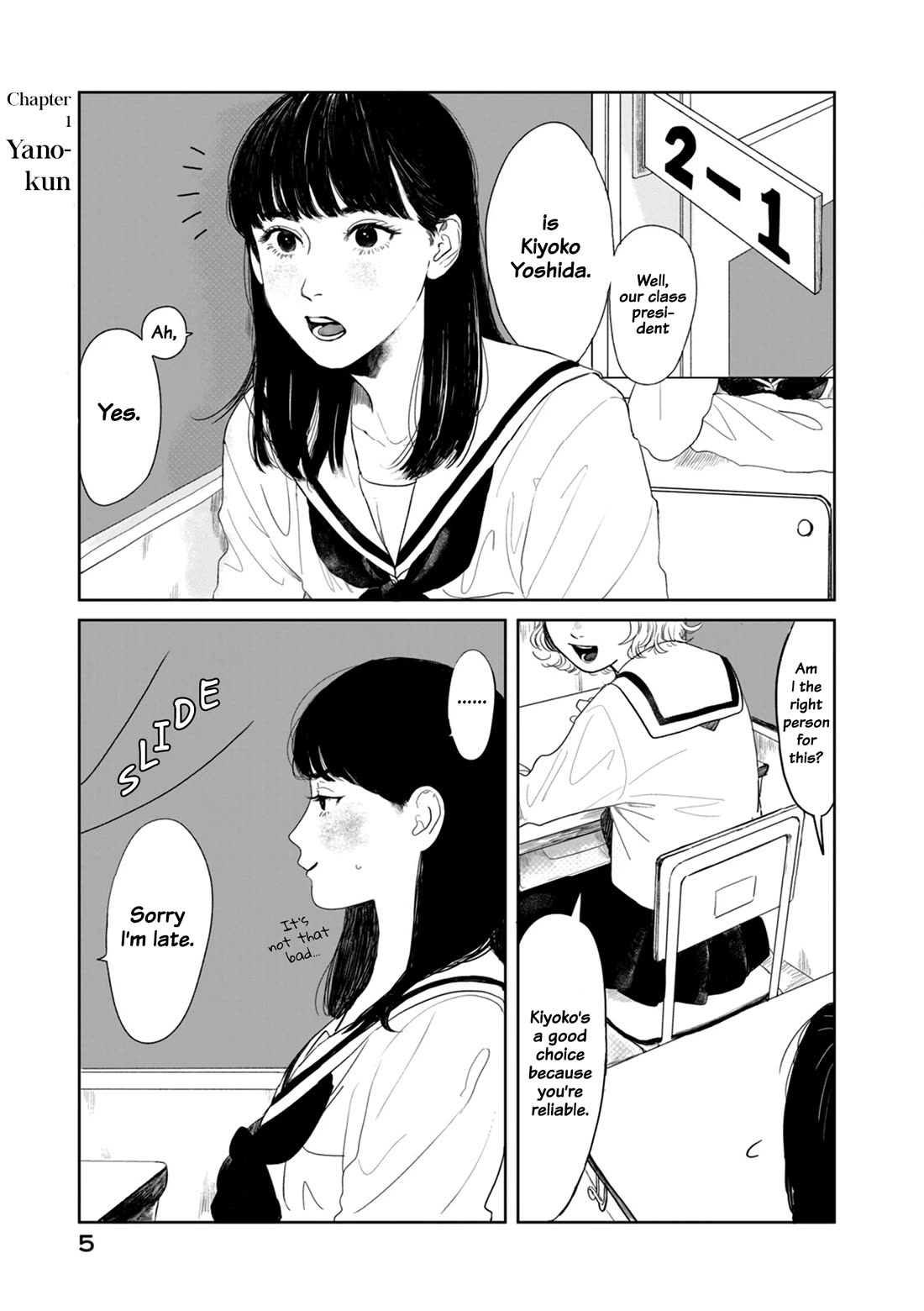 Mr. Yano's Ordinary Days chapter 1 page 4