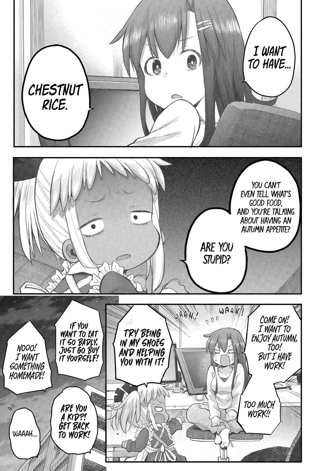 Ms. Corporate Slave Wants to be Healed by a Loli Spirit chapter 112 page 1