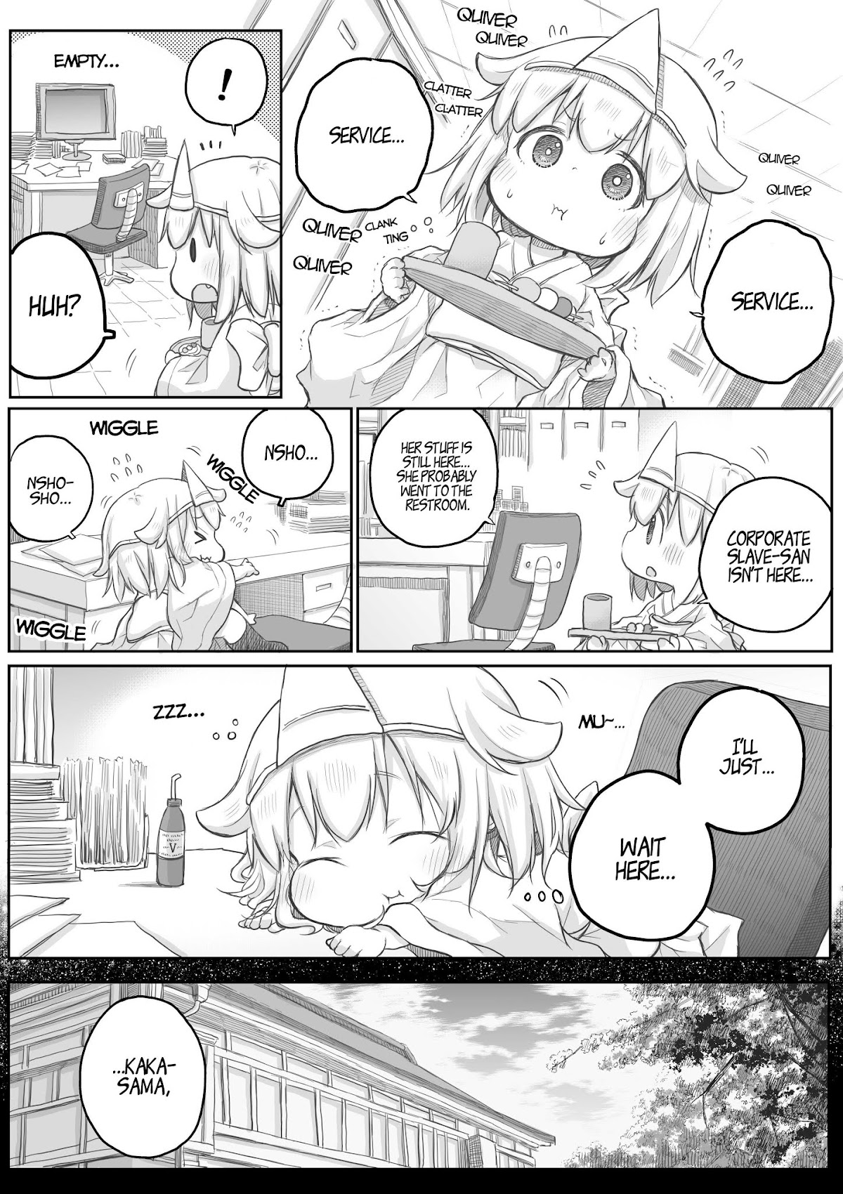 Ms. Corporate Slave Wants to be Healed by a Loli Spirit chapter 21 page 1