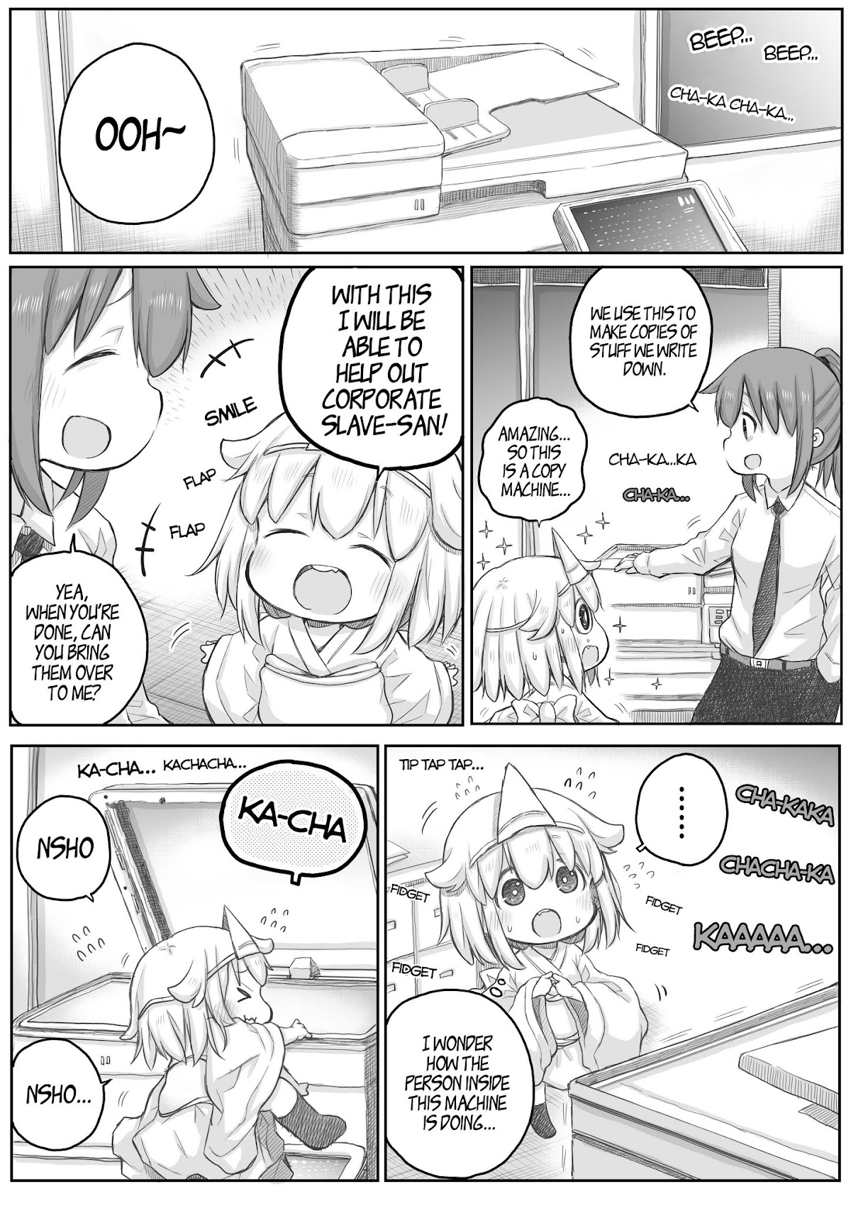 Ms. Corporate Slave Wants to be Healed by a Loli Spirit chapter 23 page 1