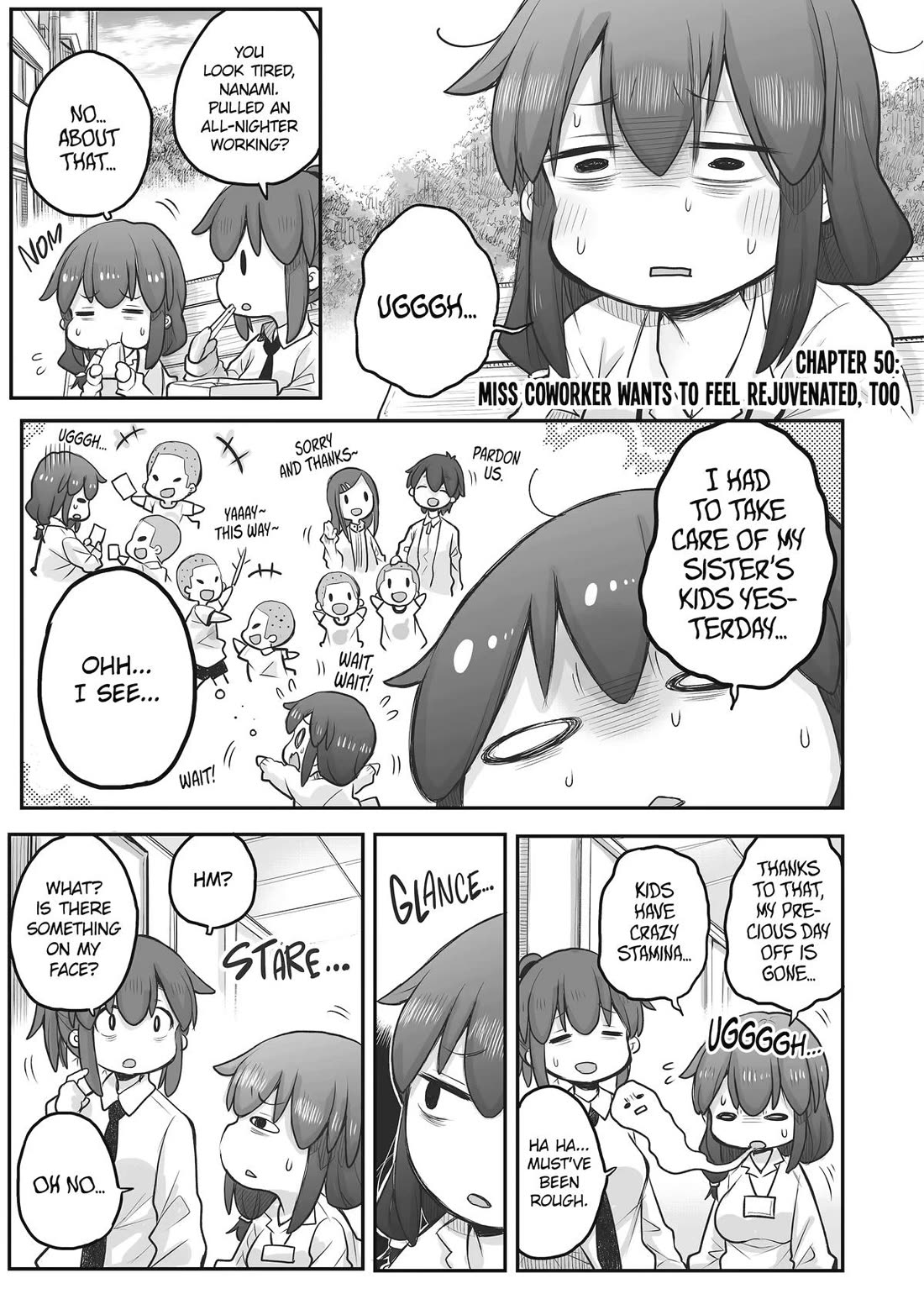 Ms. Corporate Slave Wants to be Healed by a Loli Spirit chapter 50 page 1