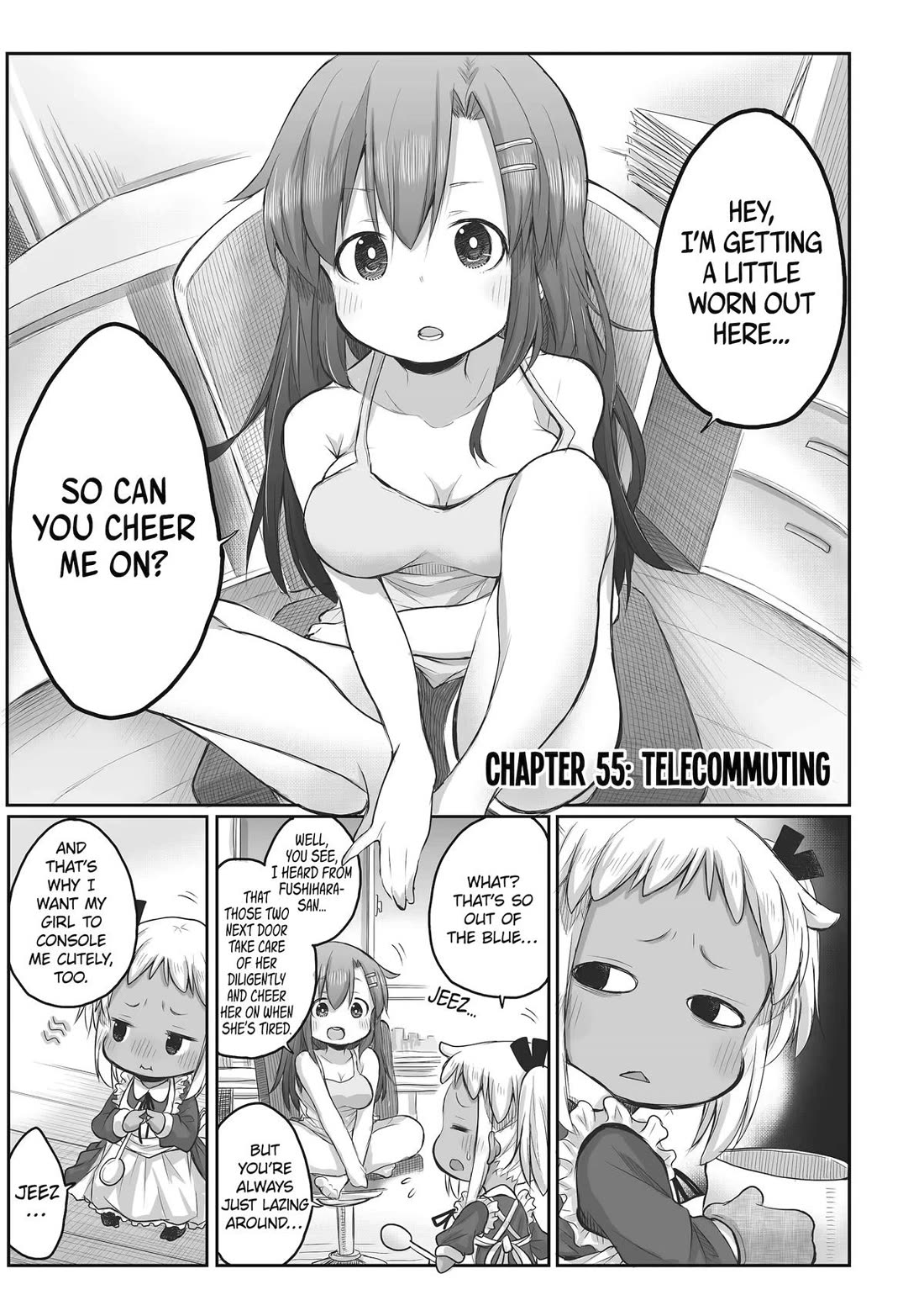 Ms. Corporate Slave Wants to be Healed by a Loli Spirit chapter 55 page 1