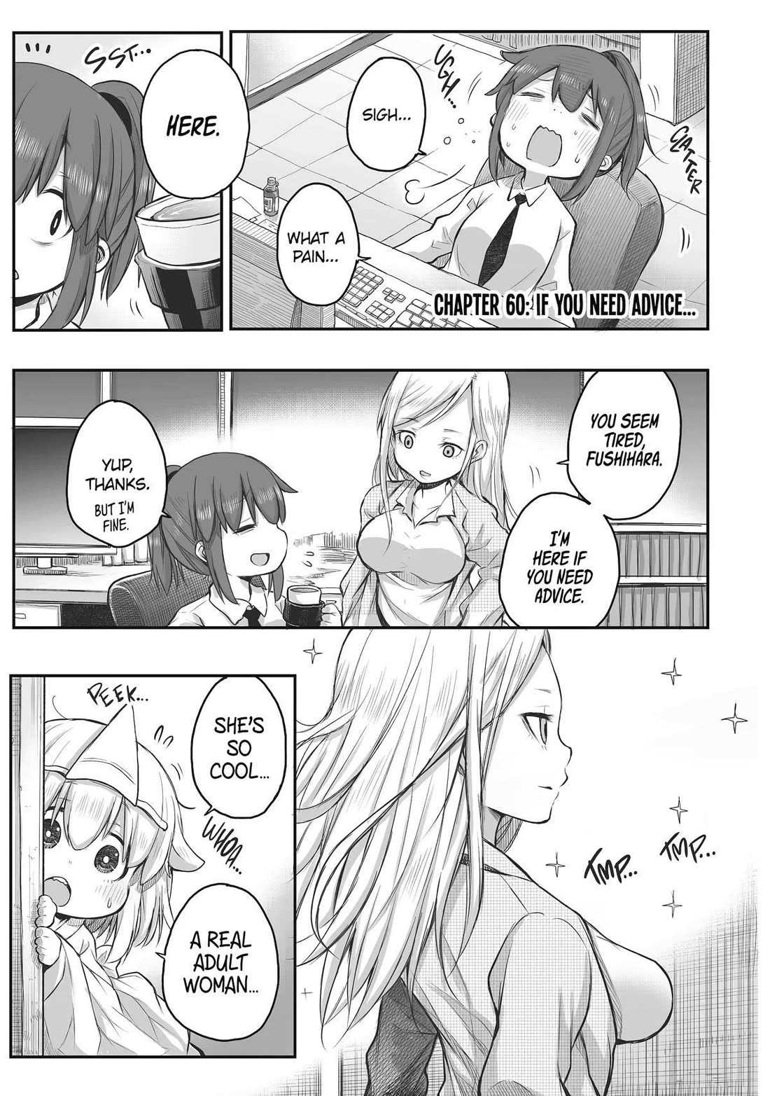 Ms. Corporate Slave Wants to be Healed by a Loli Spirit chapter 60 page 1