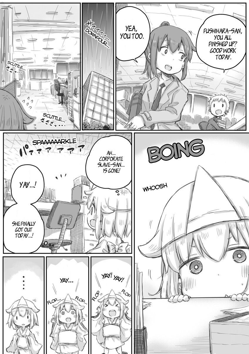 Ms. Corporate Slave Wants to be Healed by a Loli Spirit chapter 8 page 1