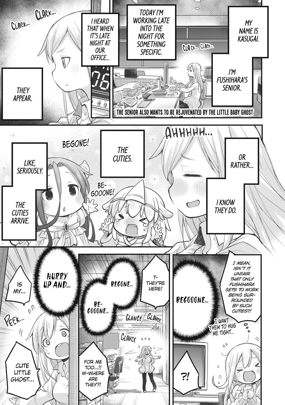 Ms. Corporate Slave Wants to be Healed by a Loli Spirit chapter 87 page 1