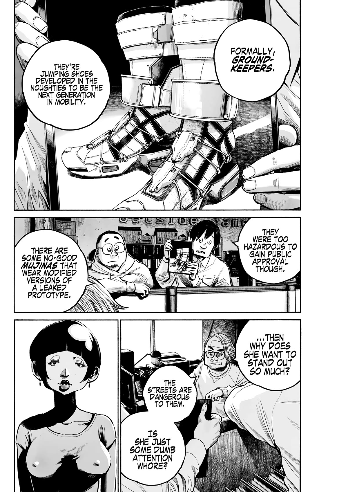 Mujina into The Deep chapter 1 page 9