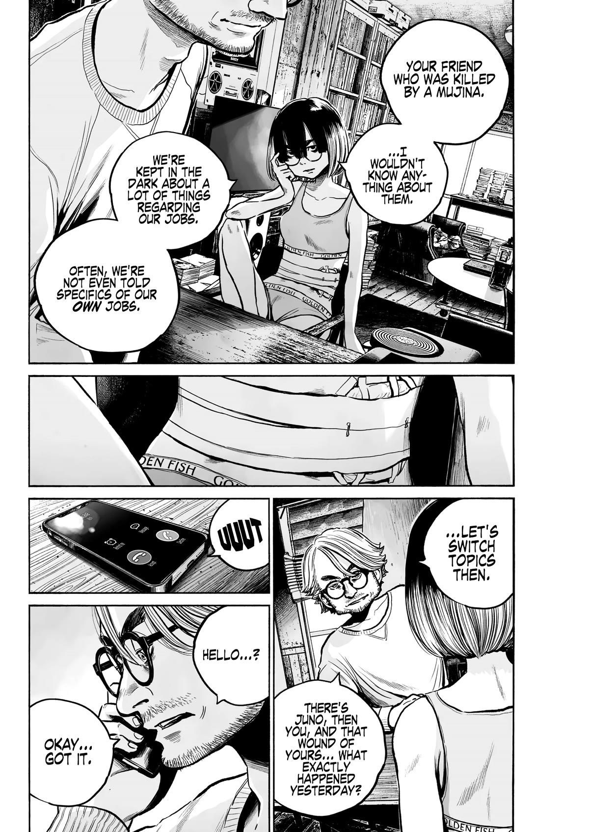 Mujina into The Deep chapter 3 page 18