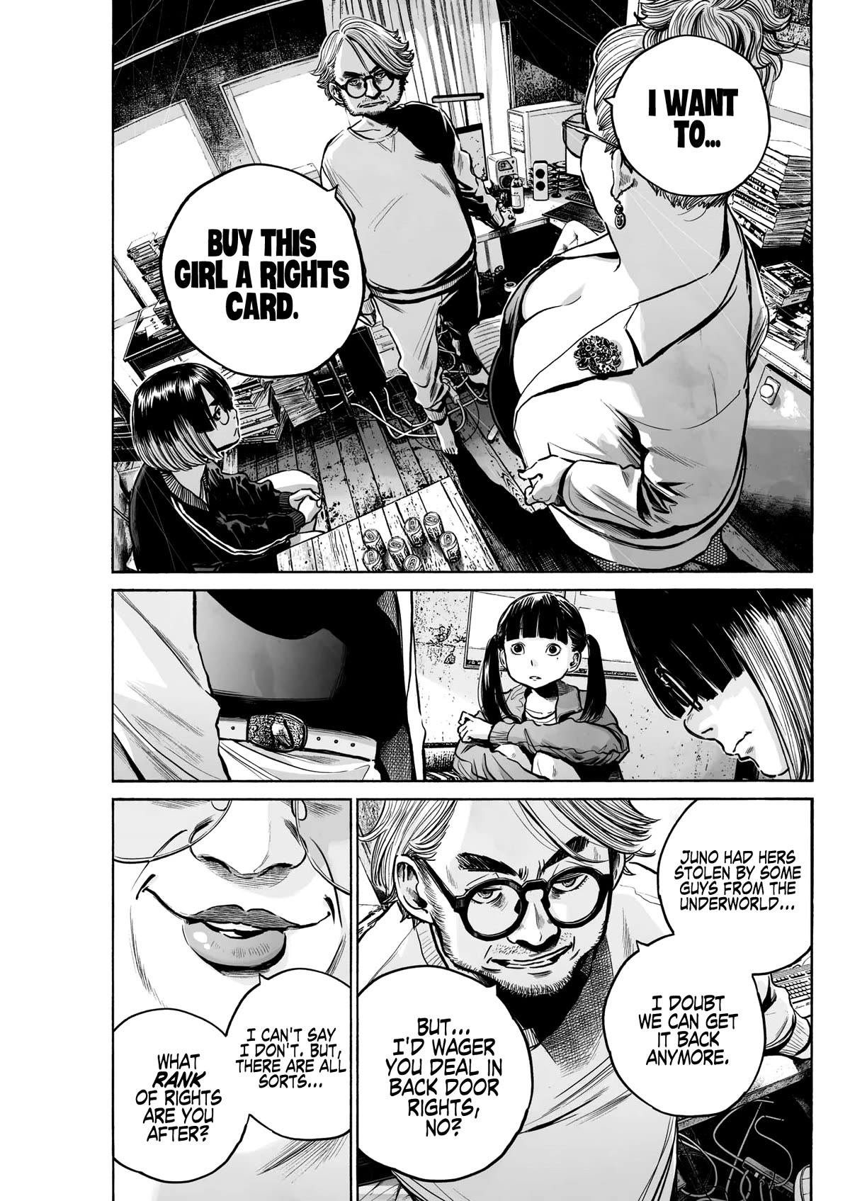 Mujina into The Deep chapter 4 page 15