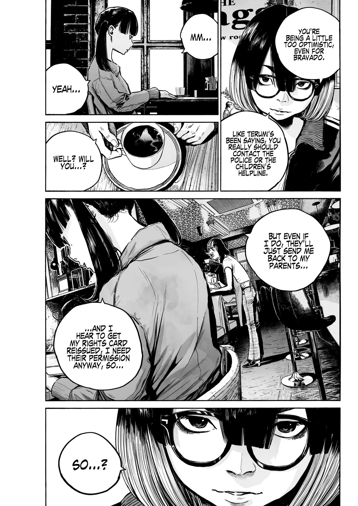 Mujina into The Deep chapter 4 page 7