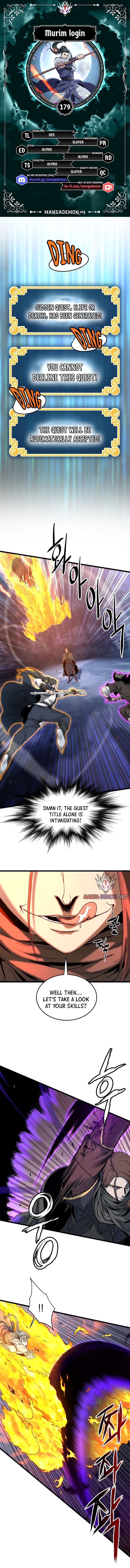 Murim Login chapter 179 page 1