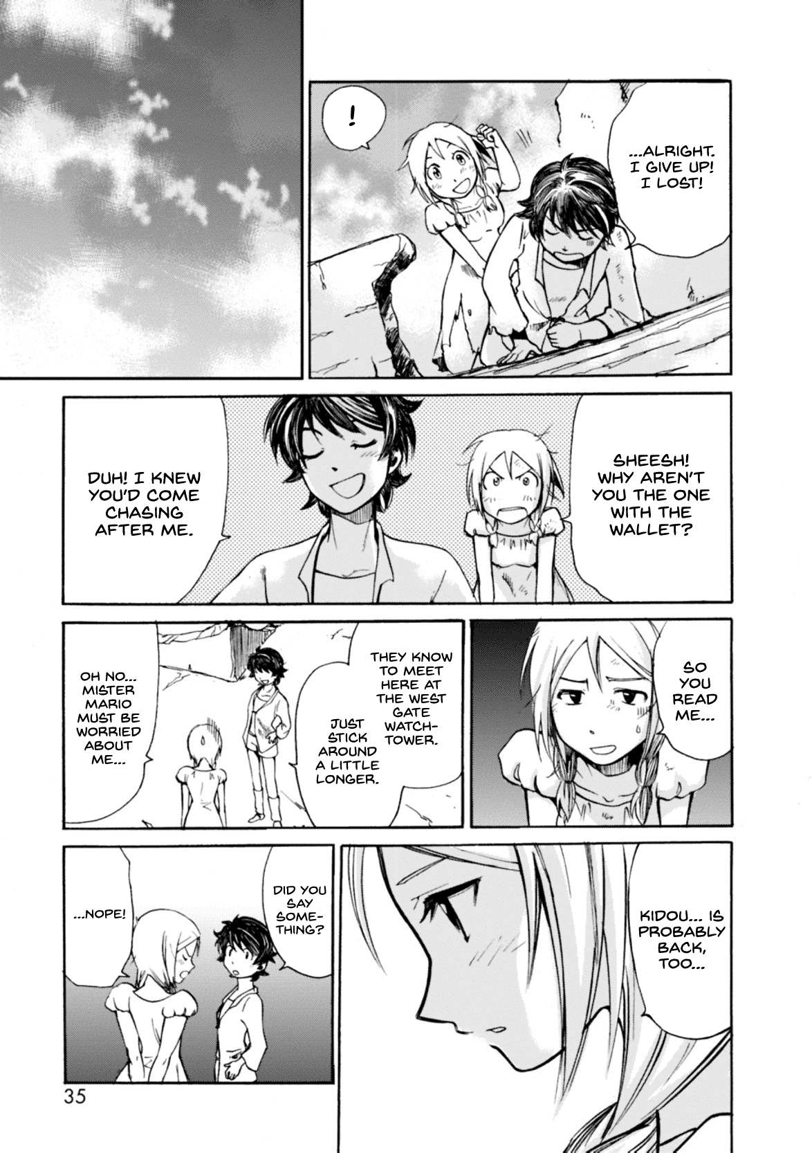 Mushikago no Cagaster chapter 5 page 35