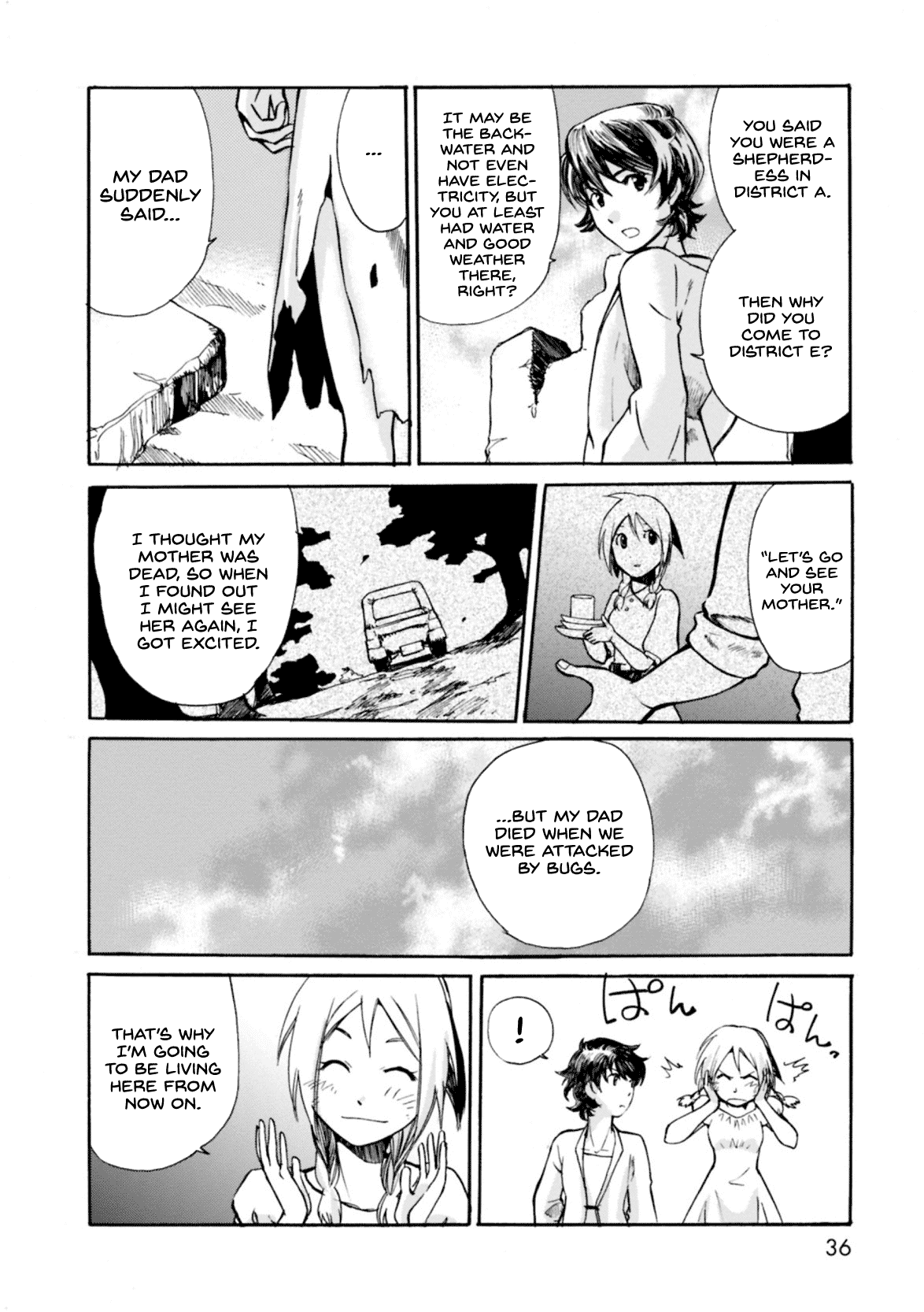 Mushikago no Cagaster chapter 5 page 36