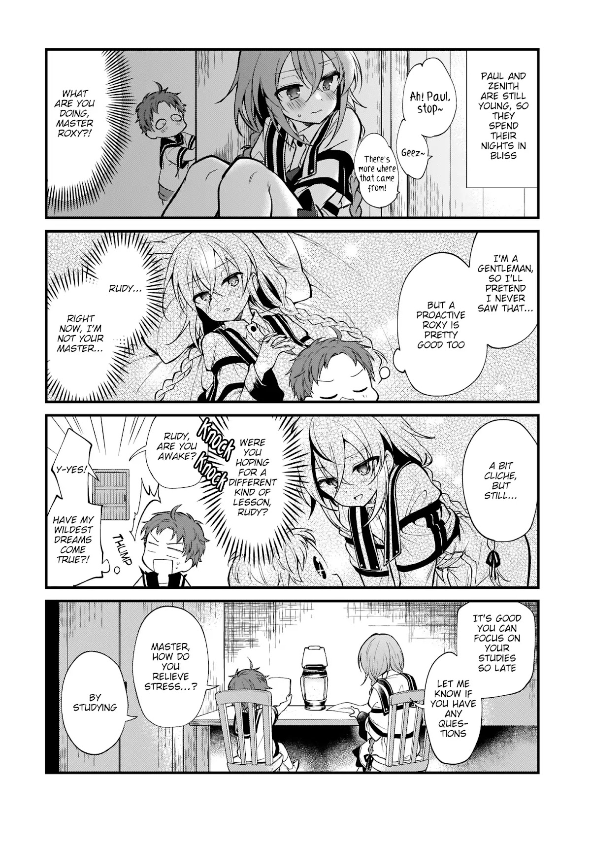 Mushoku Tensei: Even If It's a 4-Koma, I'll Get Serious chapter 1 page 12