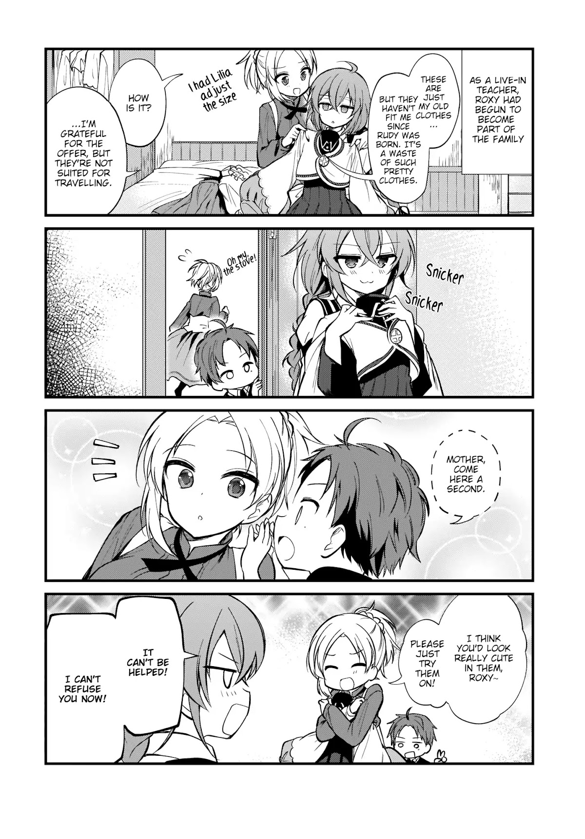 Mushoku Tensei: Even If It's a 4-Koma, I'll Get Serious chapter 1 page 14