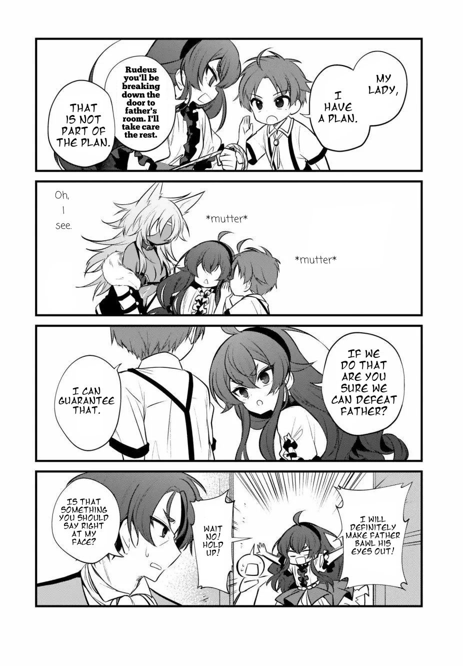 Mushoku Tensei: Even If It's a 4-Koma, I'll Get Serious chapter 10 page 9