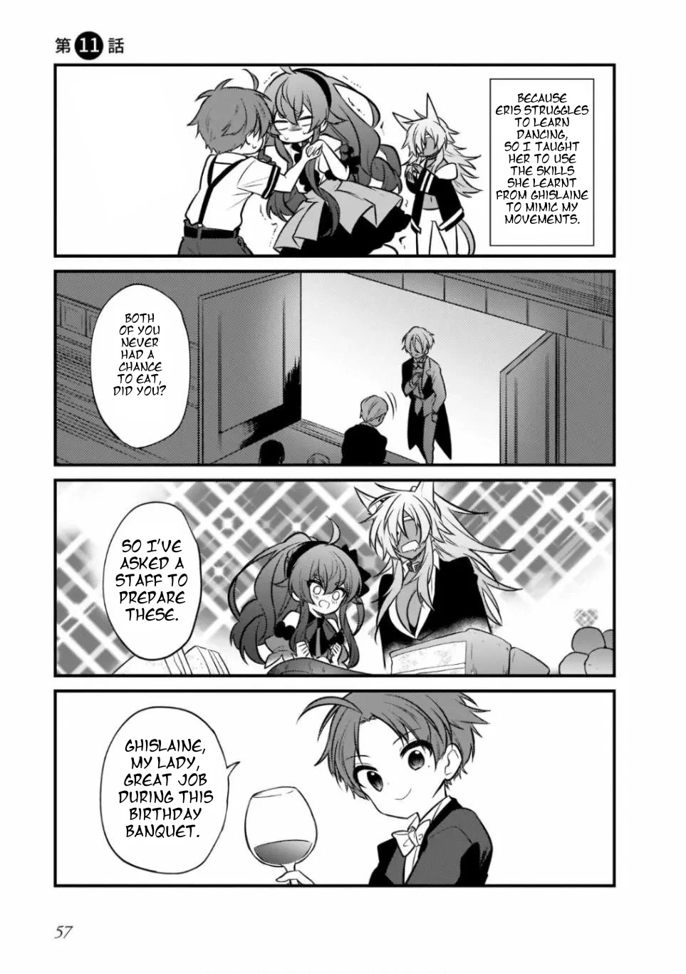 Mushoku Tensei: Even If It's a 4-Koma, I'll Get Serious chapter 11 page 1