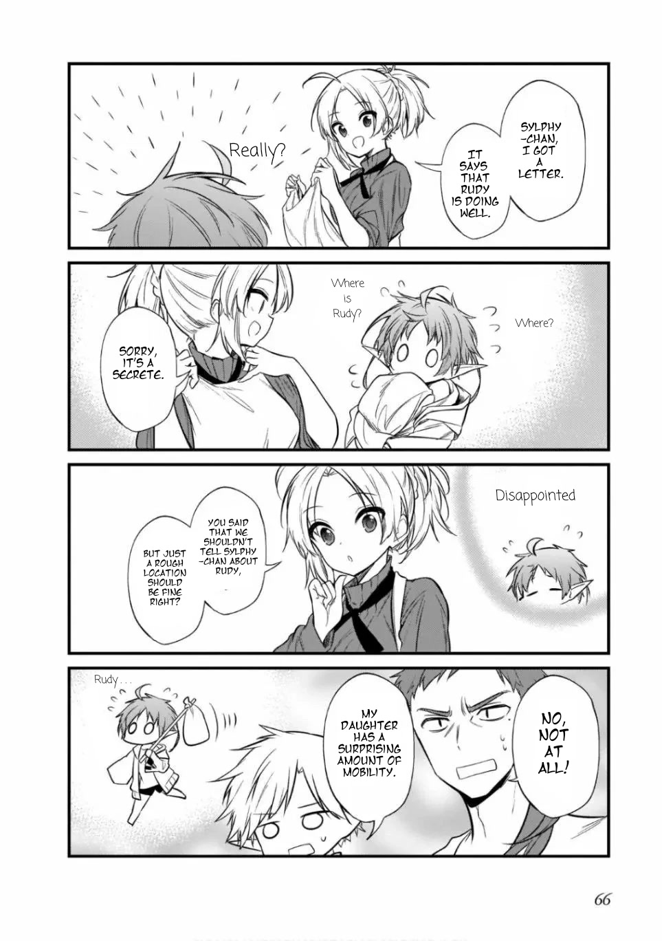 Mushoku Tensei: Even If It's a 4-Koma, I'll Get Serious chapter 11 page 10
