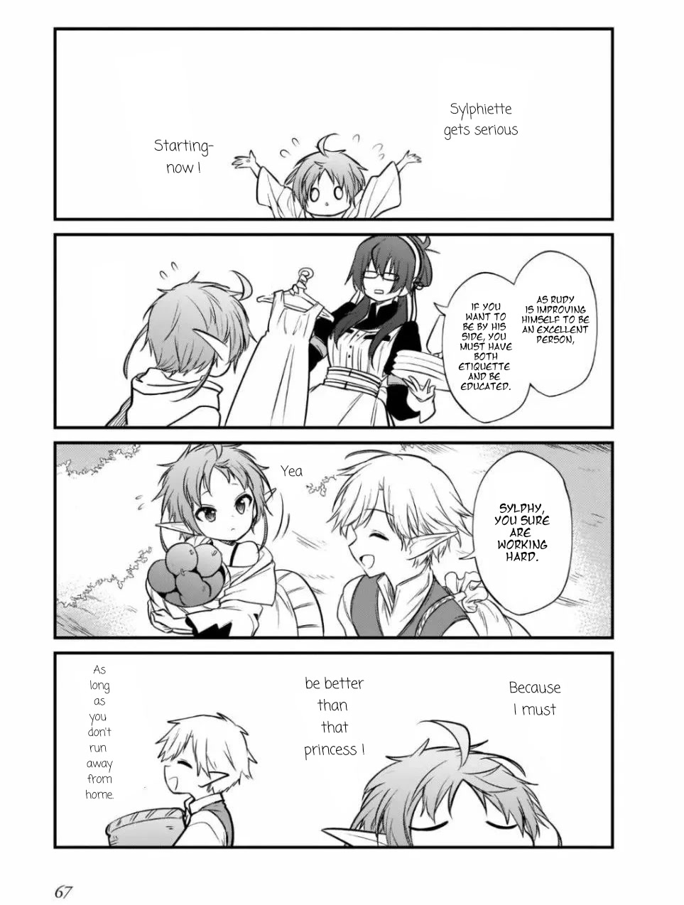 Mushoku Tensei: Even If It's a 4-Koma, I'll Get Serious chapter 11 page 11