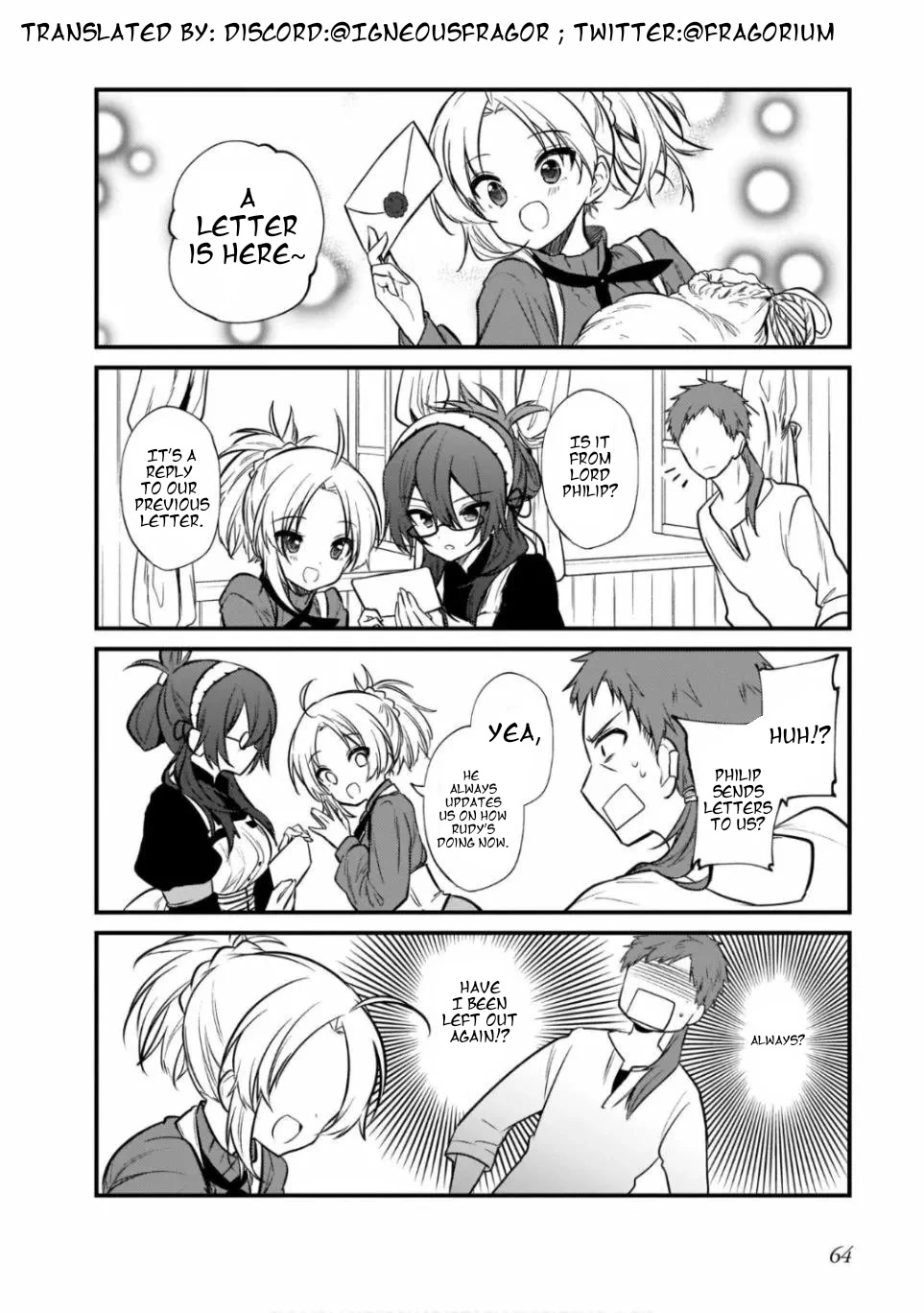Mushoku Tensei: Even If It's a 4-Koma, I'll Get Serious chapter 11 page 8