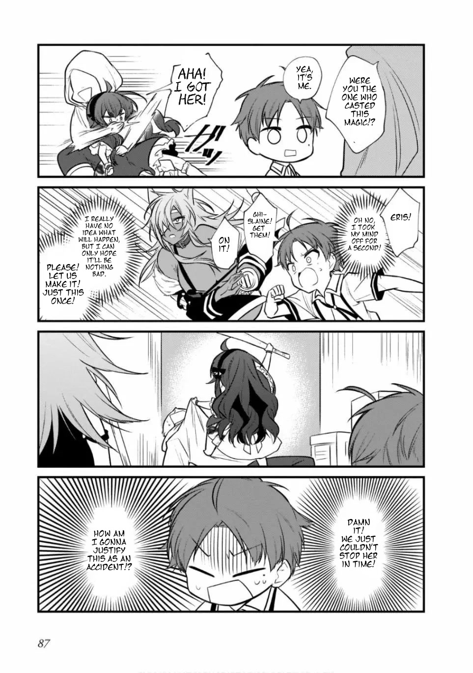 Mushoku Tensei: Even If It's a 4-Koma, I'll Get Serious chapter 12 page 13