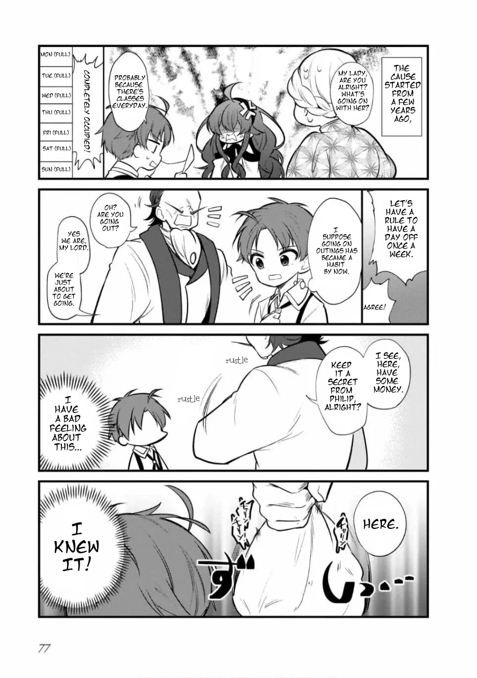 Mushoku Tensei: Even If It's a 4-Koma, I'll Get Serious chapter 12 page 3