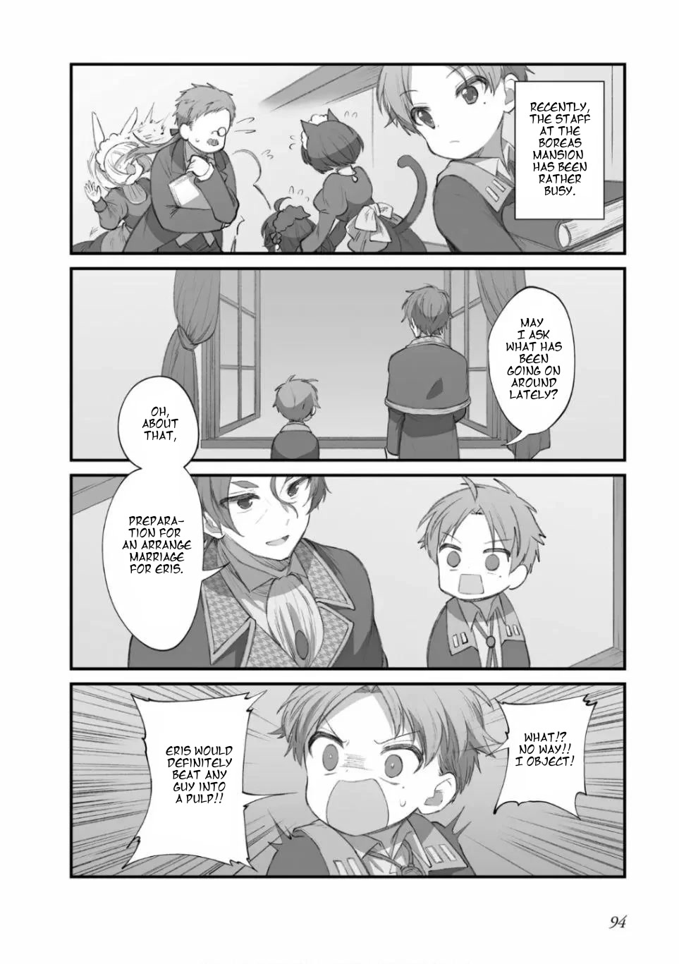Mushoku Tensei: Even If It's a 4-Koma, I'll Get Serious chapter 13 page 1